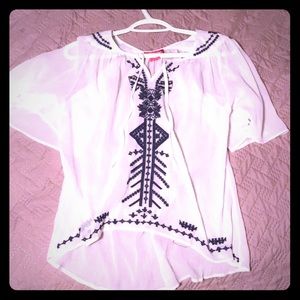 short sleeve blouse